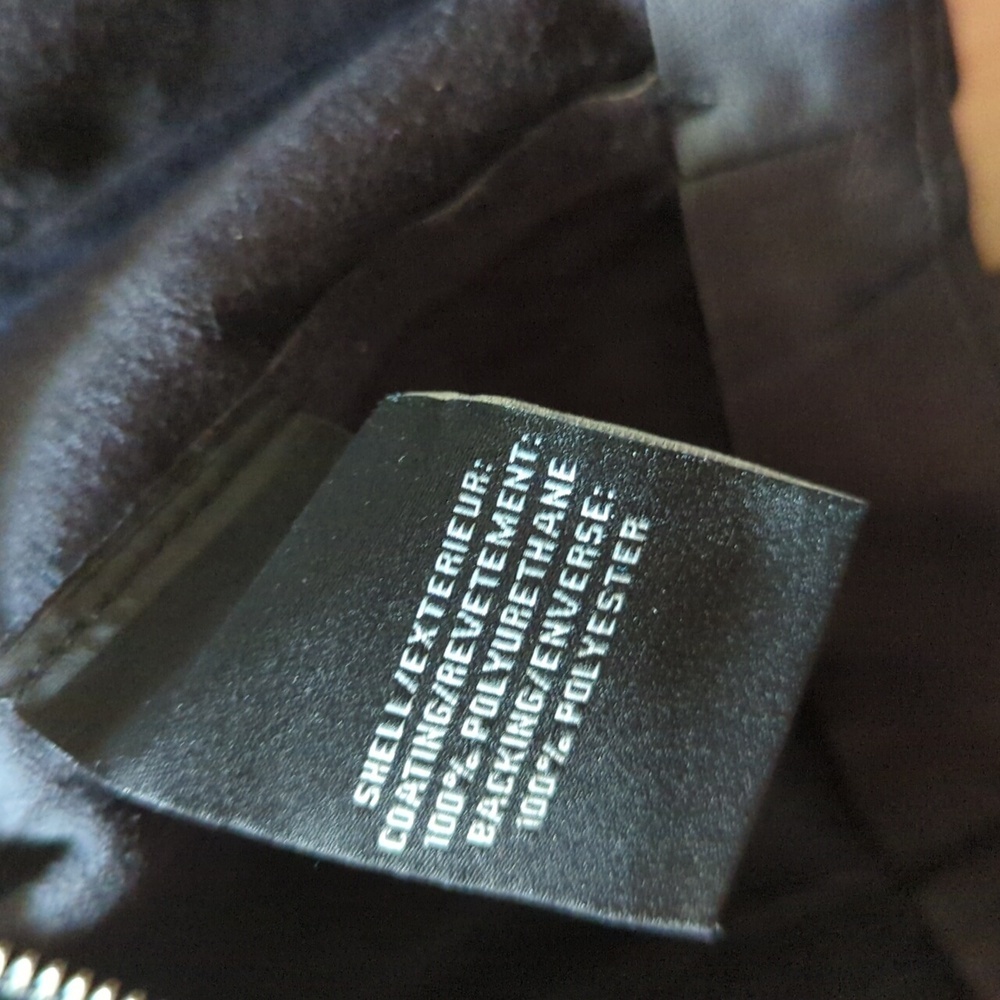 7 FOR ALL MANKIND Faux Leather Blouson Sleeve Crop Top in Black Size Small - Picture 10 of 11